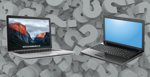 mac and pc laptops